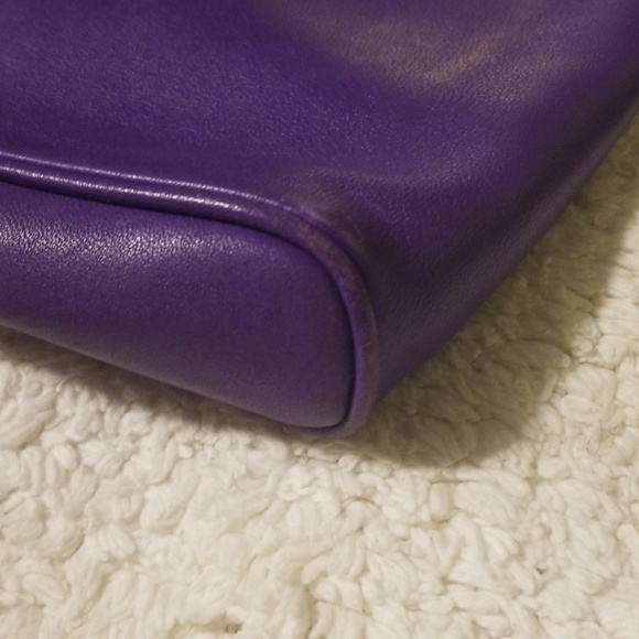 Coach Ultraviolet Leather Wristlet - Picture 6 of 7